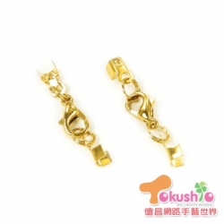 901銅-10mm韓國頭+銅小山-金色2入