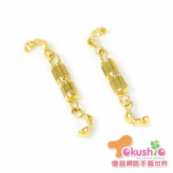 直花+咬線器-金色 (4入)
