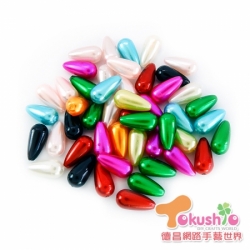 直洞水滴珍珠6*12mm-約10克45入
