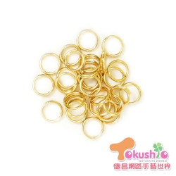 雙圈6mm-金色 (約11g)